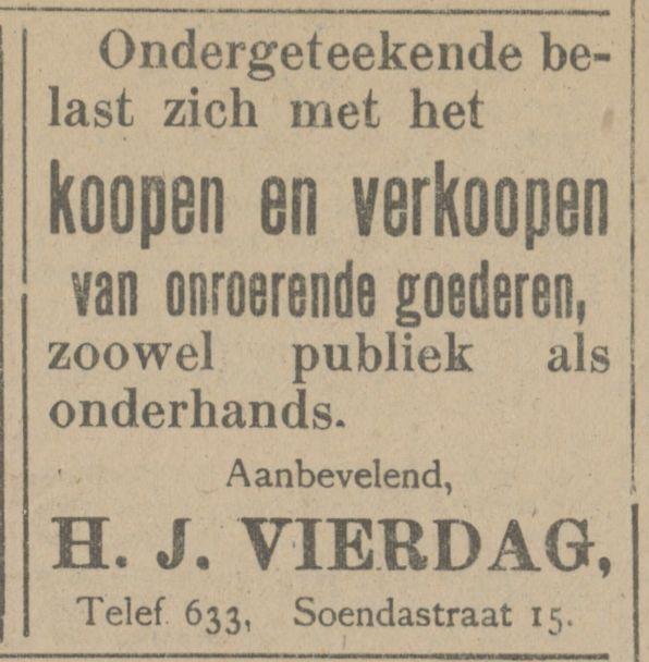 Soendastraat 15 H.J. Vierdag  advertentie Tubantia 5-7-1915.jpg