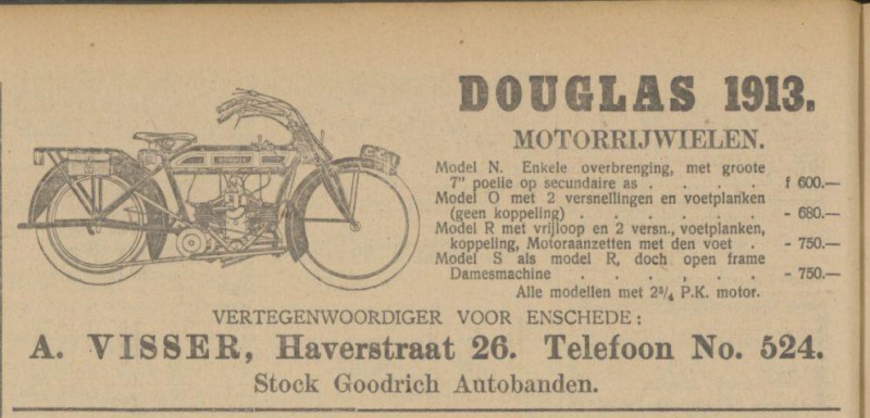 Haverstraat 26 A. Visser motorrijwielen advertentie Tubantia 27-3-1913.jpg
