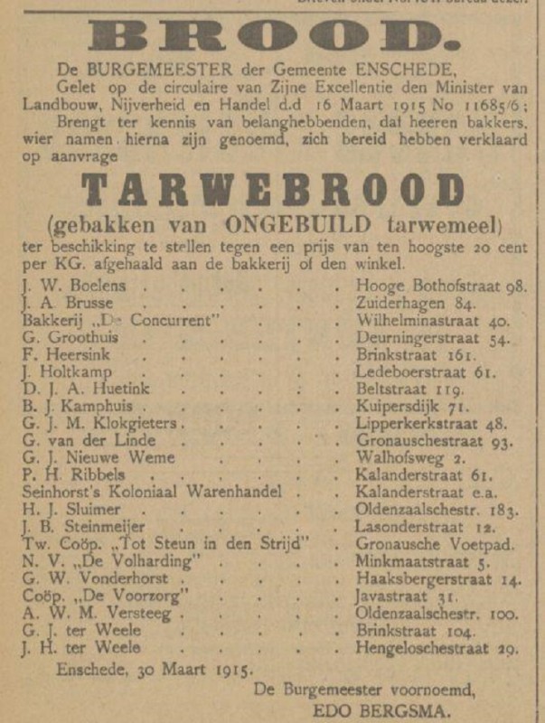 Minkmaatstraat 5 De Volharding advertentie Tubantia 7-4-1915.jpg