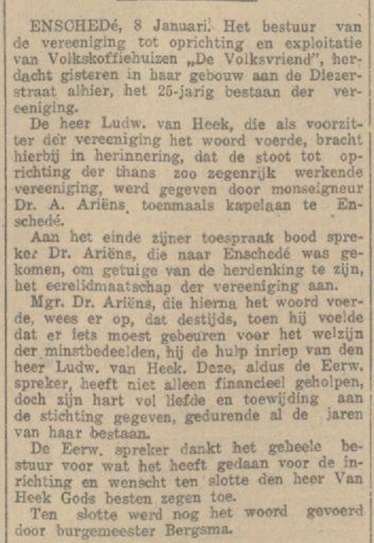 Diezerstraat Volkskoffiehuis De Volksvriend krantenbericht 9-1-1924.jpg