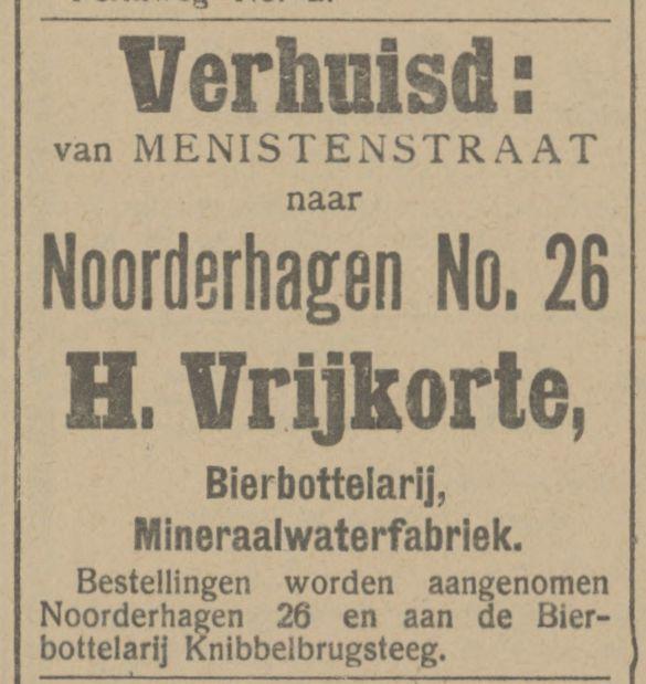 Noorderhagen 26 H. Vrijkorte advertentie Tubantia30-1-1914.jpg