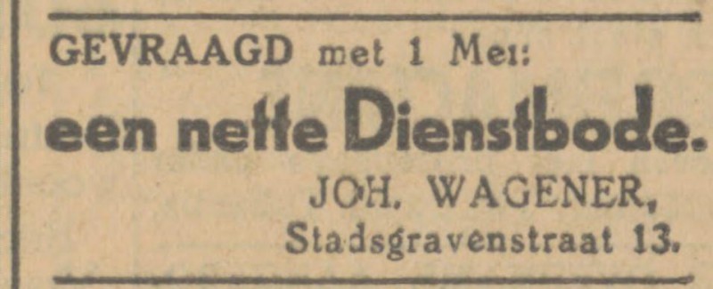 Stadsgravenstraat 13 Joh. Wagener advertentie Tubantia 26-2-1929.jpg