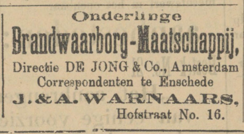 Hofstraat 16 J. & A. Warnaars advertentie Tubantia 28-7-1908.jpg