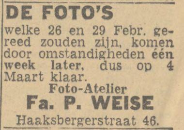 Haaksbergerstraat 46 P. Weise advertentie Tubantia 24-2-1944.jpg