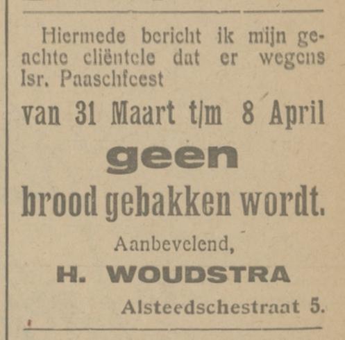 Alsteedschestraat 5 H. Woudstra advertentie Tubantia 31-3-1923.jpg