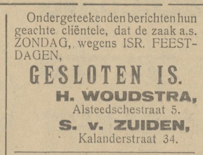 Alsteedschestraat 5 H. Woudstra advertentie Tubantia 22-9-1922.jpg