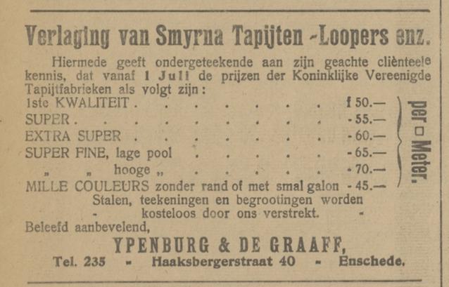 Haaksbergerstraat 40 Ypenburg & de Graaff advertentie Tubantia 6-7-1921.jpg