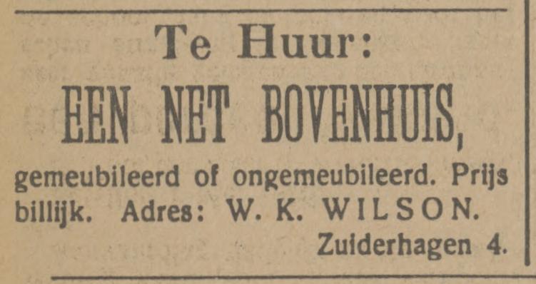 Zuiderhagen 4 W.K. Wilson advertentie 21-11-1914.jpg