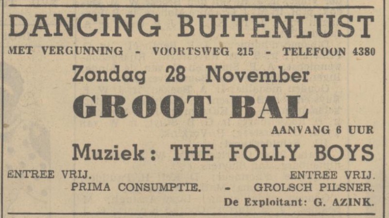 Voortsweg 215 cafe Buitenlust G. Azink advertentie Tubantia 26-11-1937.jpg