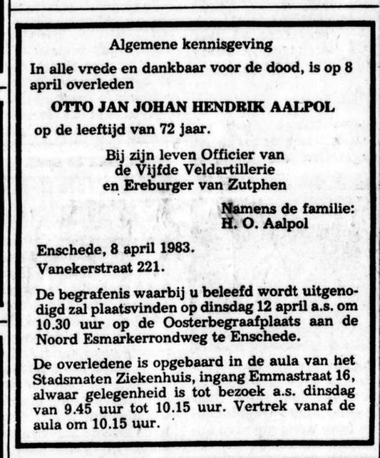 O.J.J.H. Aalpol overlijdensadvertentie 9-4-1983.jpg