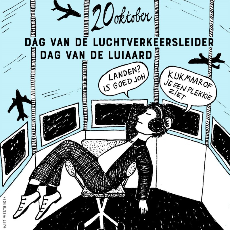 Dag van de luiaard en Dag van de luchtverkeersleiders 20 oktober.jpg