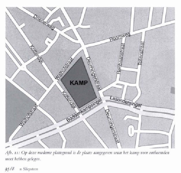 Deurningerstraat, Walhofstraat, Kottendijk, Boddenkampsingel plattegrond vluchtelingenkamp.jpg