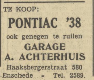 Haaksbergerstraat 580 Garage A. Achtrhuis advertentie Tubantia 11-3-1950.jpg