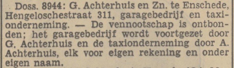 Hengeloschestraat 311 G. Achterhuis taxi- en garagebedrijf krantenbericht Tubantia 21-3-1938.jpg