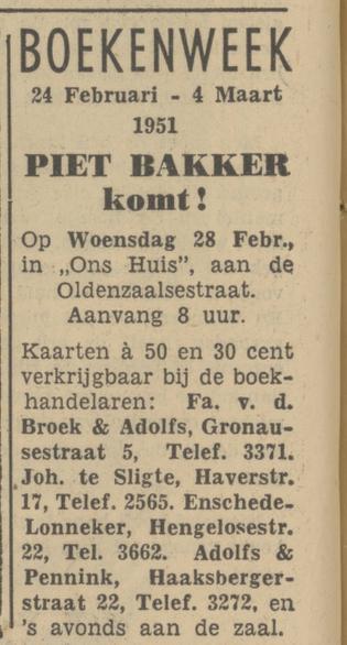 Haaksbergerstraat 22 Adolfs & Pennink advertentie Tubantia 24-2-1951.jpg