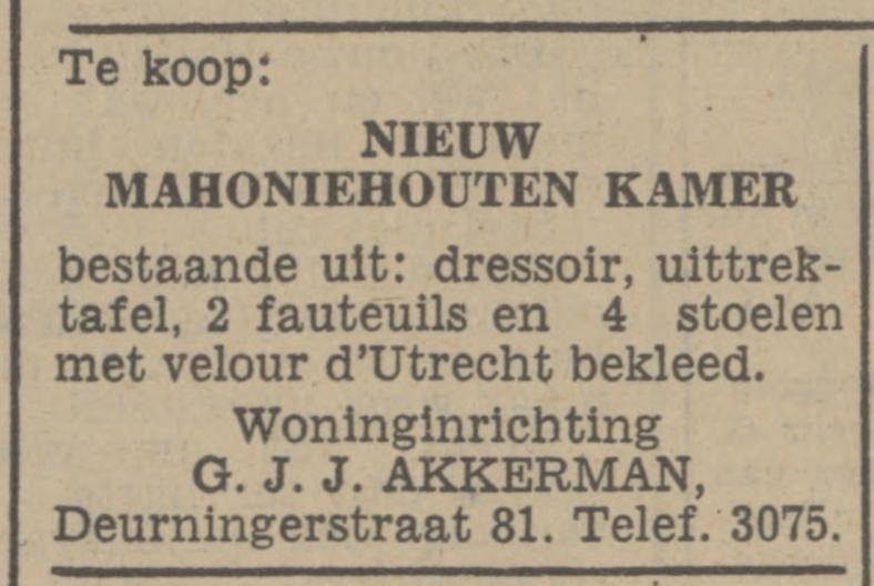 Deurningerstraat 81 G.J.J. Akkerman Woninginrichting advertentie Tubantia 17-9-1941.jpg