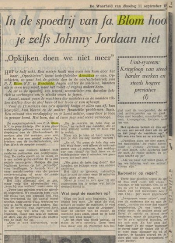 Arnoldus bedrijfsleider Fa Blom krantenbericht 11-9-1956.jpg