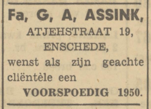 Atjehstraat 19 Fa. G.A. Assink advertentie Tubantia 31-12-1949.jpg