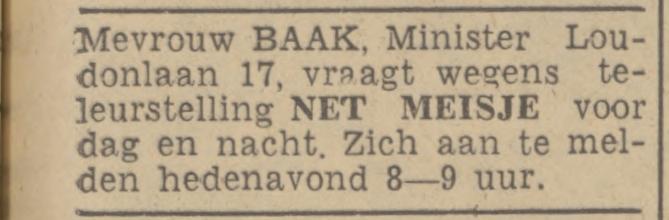 Minister Loudonlaan 17 Mevr. Baak advertentie Tubantia 28-2-1940.jpg