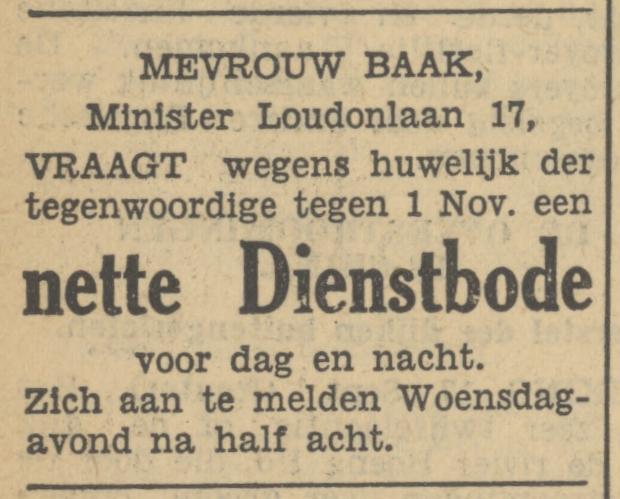 Minister Loudonlaan 17 Mevr. Baak advertentie Tubantia 17-9-1935.jpg