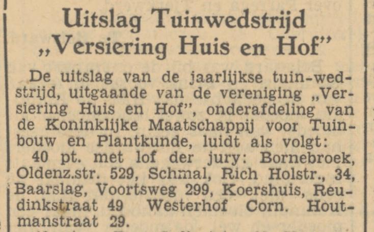 Voortsweg 299  Baarslag krantenbericht Tubantia 26-9-1950.jpg