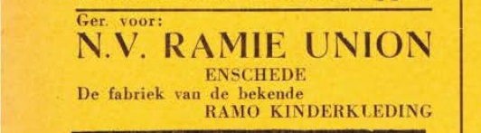 Ramie Union advertentie De fabriek van de bekende RAMO kinderkleding.jpg