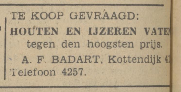 Kottendijk 41 A.F. Badart advertentie Tubantia 6-3-1941.jpg