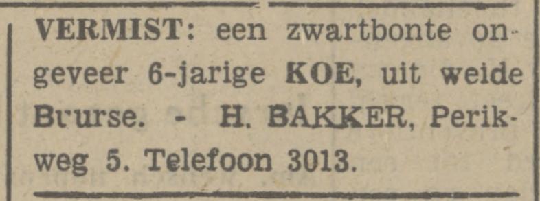 Perikweg 5 H. Bakker advertentie Tubantia 19-8-1941.jpg