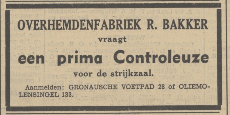 Oliemolensingel 133 R. Bakker advertentie Tubantia 12-2-1937.jpg