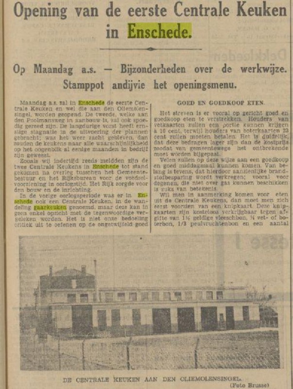 Oliemolensingel gaarkeuken krantenbericht Tubantia 6-5-1941.jpg