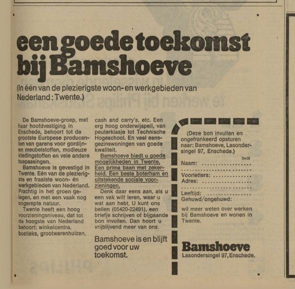 Lasondersingel 97 Katoenspinnerij Bamshoeve advertentie 15-9-1973.jpg