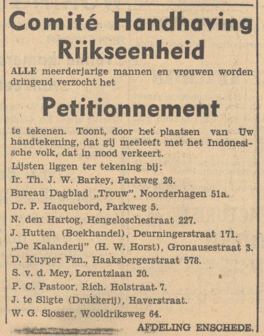 Parkweg 26 Ir. Th.J.W. Barkey advertentie Tubantia 21-6-1947.jpg