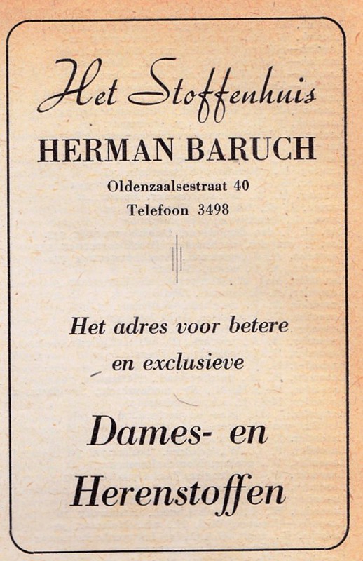 Oldenzaalsestraat 40 advertentie Stoffenhuis Herman Baruch.jpg