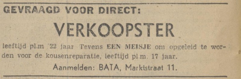 Marktstraat 11 Bata advertentie Tubantia 2-7-1941.jpg
