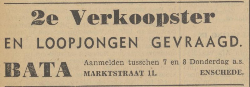 Marktstraat 11 Bata advertentie Tubantia 12-6-1940.jpg