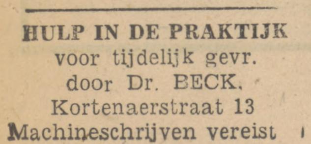Kortenaerstraat 13 Dr. Beck advertentie Tubantia 3-10-1947.jpg