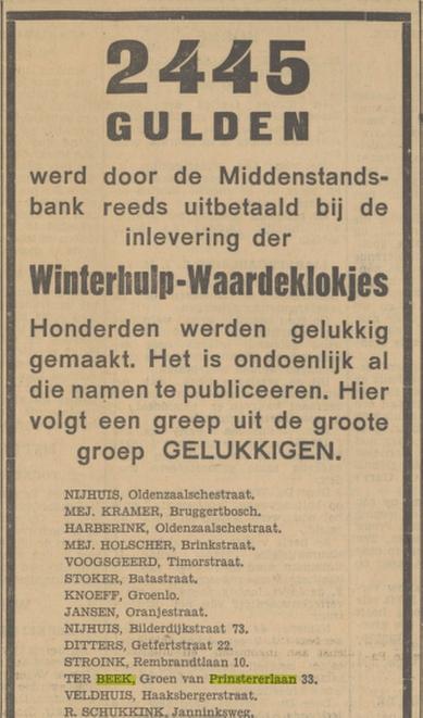 Groen van Prinstererlaan 33 Ter Beek advertentie Tubantia 1-12-1934.jpg