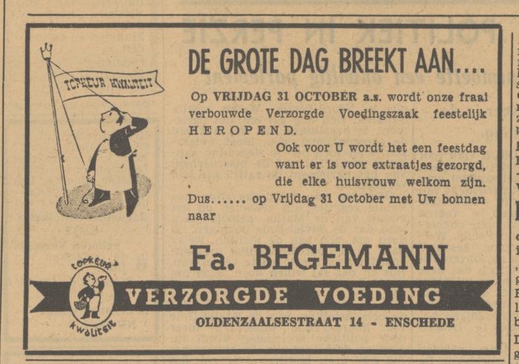 Oldenzaalsestraat 14 Begemann advertentie Tubantia 29-10-1947.jpg