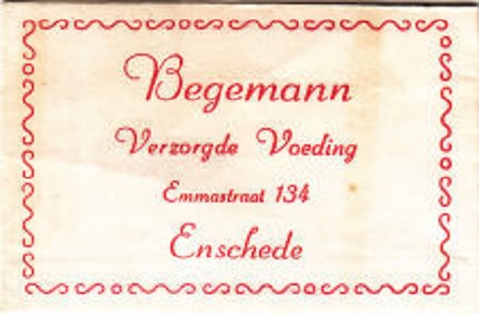 Emmastraat 134 Begemann  Verzorgde Voeding suikerzakje.jpg