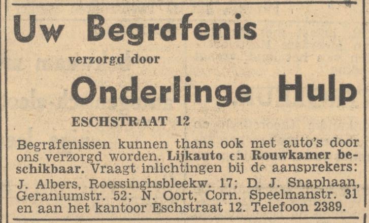 Eschstraat 12 Onderlinge Hulp advertentie Tubantia 21-6-1947.jpg