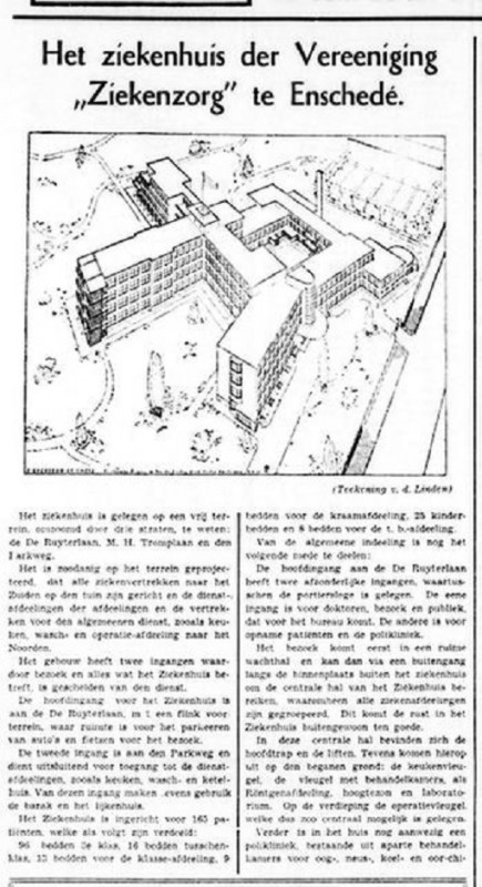 De Ruyterlaan Ziekenhuis Ziekenzorg krantenbericht De Standaard 15-12-1941.jpg