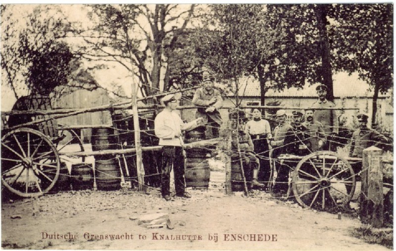 Knalhutteweg  Duitse Grenswacht ca 1910.jpg