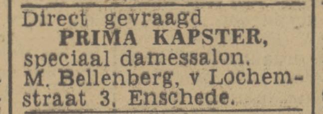 Van Lochemstraat 3 M. Bellenberg dameskapsalon advertentie Twentsch nieuwsblad 31-3-1943.jpg