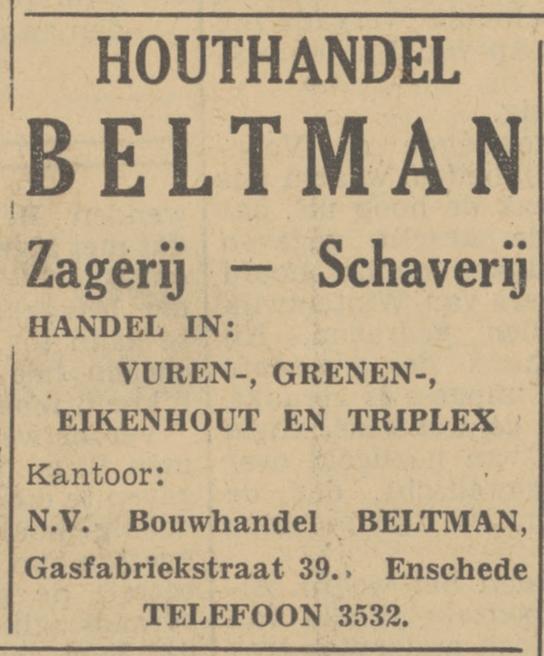 Gasfabriekstraat 39 Bouwhandel Beltman advertentie Tubantia 15-5-1940.jpg