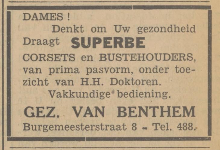 Burgemeesterstraat 8 Gez. van Benthem advertentie Tubantia 28-10-1932.jpg