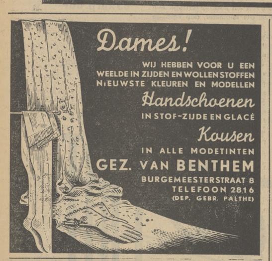 Burgemeesterstraat 8 Gez. van Benthem advertentie Tubantia 23-4-1937.jpg