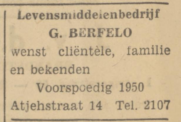 Atjehstraat 14 G. Berfelo advertentie Tubantia 31-12-1949.jpg