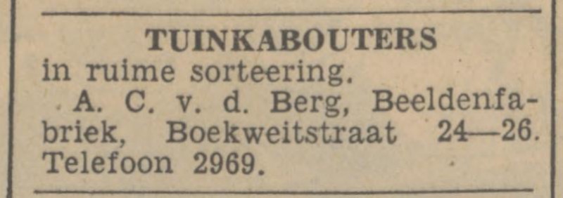 Boekweitstraat 24-26 A.C. v.d. Berg Beeldenfabriek advertentie Tubantia 10-6-1936.jpg