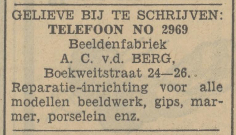 Boekweitstraat 24-26 A.C. v.d. Berg Beeldenfabriek advertentie Tubantia 10-7-1935.jpg