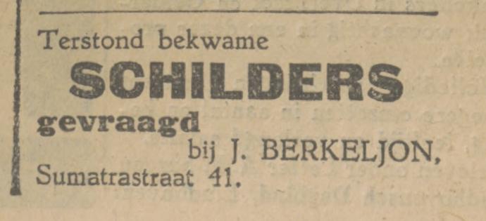 Sumatrastraat 41 J. Berkeljon advertentie 12-5-1927.jpg